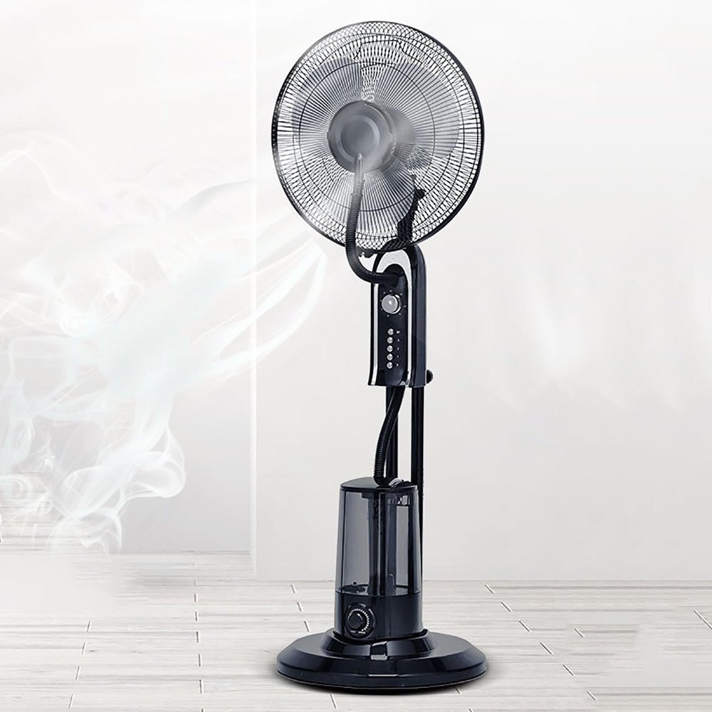 Pealihuy Misting Fans for Outside, Outdoor Misting Fan with Water Tank, Oscillating Misting Fan, 3 Cooling Speeds, One-Key Shaking Head, Timing, Cooling Misters Features
