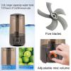 Pealihuy Misting Fans for Outside, Outdoor Misting Fan with Water Tank, Oscillating Misting Fan, 3 Cooling Speeds, One-Key Shaking Head, Timing, Cooling Misters Features view 3