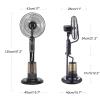 Pealihuy Misting Fans for Outside, Outdoor Misting Fan with Water Tank, Oscillating Misting Fan, 3 Cooling Speeds, One-Key Shaking Head, Timing, Cooling Misters Features view 4