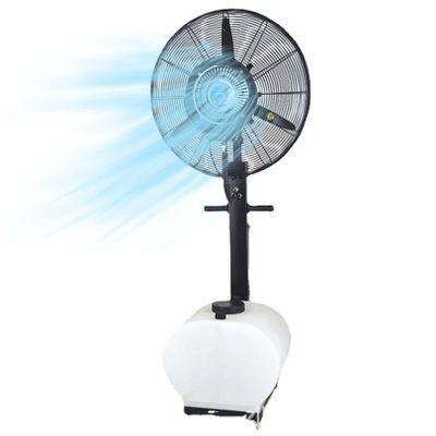 Oscillating Misting Pedestal Fan, Misting Fans for Outdoor, Outside Restaurant, Garage, Gym, Factory Workshop Cooling Fan, 3 Speeds