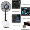 Oscillating Misting Pedestal Fan, Misting Fans for Outdoor, Outside Restaurant, Garage, Gym, Factory Workshop Cooling Fan, 3 Speeds view 2