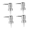 4pcs Shower Gel Pump Head Pump Head for Bottles Tiny Basket Dispenser Pump Head Hand Soap Dispenser Pump Sprayer for Liquid Soap Bottle Travel Size Abs view 1