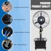 Pealihuy Outdoor Misting Fan, 90Oscillating Fan with Mist, Standing Floor Fans with 3 Wind Modes and 9 Gallon Large Capacity Tank, Outside Restaurant Gym Cooling Fan view 4