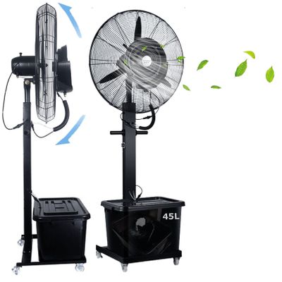 Oscillating Misting Fan Outdoor Mist 3 Speeds Pedestal Fan, 12 Gallon Tank, 90 Oscillation, Cool Your Shop, Garage, Barn or Workspace