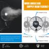 Oscillating Misting Fan Outdoor Mist 3 Speeds Pedestal Fan, 12 Gallon Tank, 90 Oscillation, Cool Your Shop, Garage, Barn or Workspace view 4