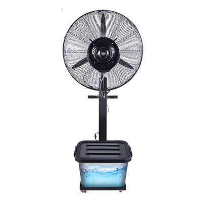 Cooling Misting Floor Fan, Humidifying Spray Fan, Oscillating Pedestal Fan, Commercial Outdoor Fan for Home, Office, Shop, 3-Speed Adjutment