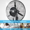 Cooling Misting Floor Fan, Humidifying Spray Fan, Oscillating Pedestal Fan, Commercial Outdoor Fan for Home, Office, Shop, 3-Speed Adjutment view 4