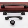 Antique Cabinet Drawer Handles, 6Pcs Black Durable Wardrobe Door Handle Aluminum Alloy Matte Black Handle Cabinet Handles Drawer Furniture Handle Hardware 1 (Color : 3) view 3