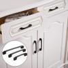 Antique Cabinet Drawer Handles, 6Pcs Black Durable Wardrobe Door Handle Aluminum Alloy Matte Black Handle Cabinet Handles Drawer Furniture Handle Hardware 1 (Color : 3) view 4