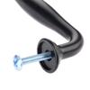 CETEOR Brass Cupboard Drawer Handles, 2pcs Black Cabinet Pull Handles,Durable Ziny Alloy Minimalist Cupboard Pulls for Kitchen Cabinets Drawers/Home Decorating 128mm view 4