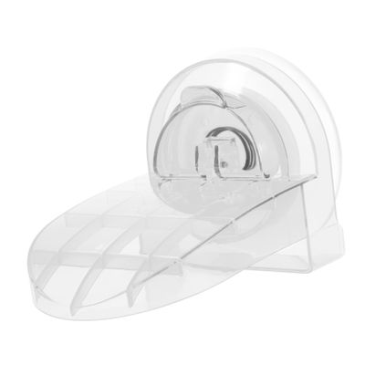 KONTONTY Ergonomic Suction Cup Foot Pedal Anti-Slip Shower Foot Rest for Women Lightweight and Sturdy Bathroom Footrest