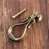 CETEOR Brass Cupboard Drawer Handles, 2Pcs Antique Furniture Handles and Handles Drawer Door Pull Cupboard Handle Kitchen Knob Fittings 96Mm (Color : 64mm) view 2