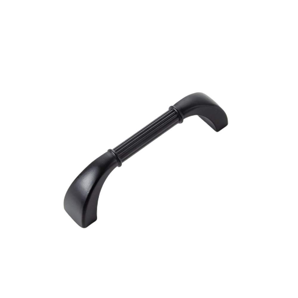 Antique Cabinet Drawer Handles, Kitchen s Solid Zinc Alloy Cupboard Cabinet Handle Furniture Drawer t Bar Pulls(Single Hole,96mm,128mm,160mm,192mm) (Color : Black, Size : 96mm)
