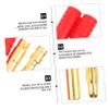 Homoyoyo 2pcs Insulated DIY Banana Plug Adapter Plated for Soldering Replacement for Old Broken Connectors view 4