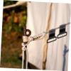 balacoo 10pcs Plastic Hook Connection Hooks Tent Pole Clips Plastic Hanger Clothes Hanger High Strength Camping Hooks Hanging Hooks Portable Tent Pole Hooks Awning It Can Move Bracket Rod, 2x1.9cm view 3