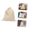 Drawstring Canvas Laundry Bag Organizer for Dirty Clothes Lightweight Storage Pouch for Home Travel and Camp Use Material view 2