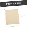 Drawstring Canvas Laundry Bag Organizer for Dirty Clothes Lightweight Storage Pouch for Home Travel and Camp Use Material view 3