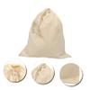 Drawstring Canvas Laundry Bag Organizer for Dirty Clothes Lightweight Storage Pouch for Home Travel and Camp Use Material view 4