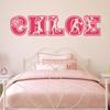 Volleyball Custom Name Vinyl Wall Decal Sticker Art for Girls Rooms, Personalized Ball Player Theme Bedroom Home Decor for Teens and Kids view 2