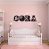 Volleyball Custom Name Vinyl Wall Decal Sticker Art for Girls Rooms, Personalized Ball Player Theme Bedroom Home Decor for Teens and Kids view 3