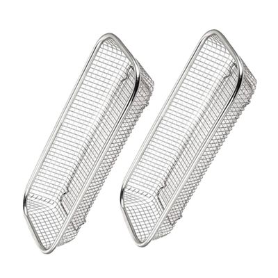 Mikinona 2pcs Stainless Steel Cutlery Holder Fork Spoon Organizer Integrated Drain Rack Stylish Kitchen Utensil Storage for Forks Spoons and Chopsticks Space-saving Design