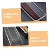 Mikinona 2pcs Stainless Steel Cutlery Holder Fork Spoon Organizer Integrated Drain Rack Stylish Kitchen Utensil Storage for Forks Spoons and Chopsticks Space-saving Design view 2