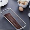 Mikinona 2pcs Stainless Steel Cutlery Holder Fork Spoon Organizer Integrated Drain Rack Stylish Kitchen Utensil Storage for Forks Spoons and Chopsticks Space-saving Design view 3