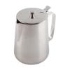 Stainless Steel Milk Frothing Pitcher with Lid for Latte Coffee Art, Small 3oz Creamer Jug, Metal Barista Set, Mini Cup for Health Gear Coffee (2000ml) view 3