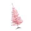 GOOHOCHY 60cm Pink Flocked Tree Christmas Tree Decor Perfect for Home Office Classroom view 1
