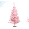 GOOHOCHY 60cm Pink Flocked Tree Christmas Tree Decor Perfect for Home Office Classroom view 3