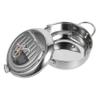 LABRIMP Stainless Steel Deep Fryer Pot for Japanese Cuisine Nonstick Mini Frying Pan for Tempura Fish and Chicken Easy Clean Healthy Cooking view 1