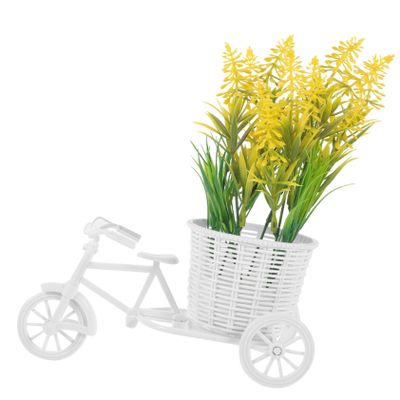 SEWOART Decoration Tricycle Flower Basket Mini Flower Basket for Wedding Home Decor Random Color