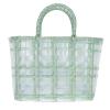 Garneck 1pc Shopping Basket Shopping Bag Wicker Baskets Beach Woven Bag Woven Basket Baskets for Storage Women Hand Flower Tote Jelly Plastic Food Fashion Miss view 1