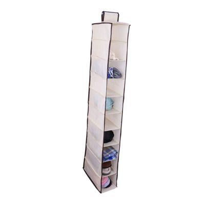 Outanaya Space-Saving Hanging Pouch Non-Woven Fabric Clothes Storage Bag Foldable Home Organizer Pockets