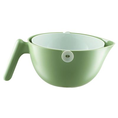 IMIKEYA Material Vegetable Strainer Easy to Use Store over Sink Drain Basket Kitchen Colander Vegetable Wash Basket
