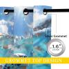 Sea Turtle Blackout Curtains for Girls Boy Home Decor, Ocean Underwater World Marine Tropical Fish Grommet Thermal Insulated Drapes Darkening Window Curtain for Bedroom Living Room, 63 x 63 Inch view 4