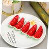 IMIKEYA 3pcs Ceramic Chopstick Holder Creative Watermelon Design Decorative Cutlery Rest for Spoons and Forks Adorable Home Decor Easy to Clean and Store view 4