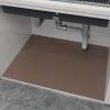 BANEBOR Under Sink Mats-20" x 16" (Cut-to-Fit) Absorbent Shelf Liner for Kitchen&Bathroom Cabinets | Non-Slip, Quick-Dry Cabinet Liner for Under Sink, Vanity & Utility Storage (Brown,20''x16'') view 1