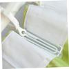 Amosfun 15pcs Stainless Steel Curtain Hooks Double Four Fork Drapery Hooks for Easy Hanging of Shower and Window Curtains White view 3