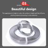 Solid Nichrome Heating Flat Wire Nichrome Wire Suitable for Industrial Use, 3Mm Wide and 5 Meters Long,Thickness:0.2mm view 2