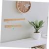 Holibanna Wall Jewelry Organizer Wooden Necklace Holder Wall Mount with Hooks for Earrings Rings Bracelet Display Hanging Jewelry Organizer for Home Dresser Store 18.89 X 1.29 X 2.36 in view 3