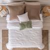 Trendy Minimalism Elegant White Full XL/Queen Size Duvet Cover view 2