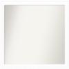 Amanti Art White Bathroom Mirror for Over Sink, 31x37 Custom Made Basic White Narrow Rectangle Vanity Mirror, Large Casual Wood Frame, Hangs Horizonally and Vertically, Wall Decor view 1