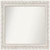 Amanti Art White Bathroom Mirror for Over Sink, 27x34 Custom Made Opera Off White Rectangle Vanity Mirror, Large Traditional Wood Frame, Hangs Horizonally and Vertically, Wall Decor view 1