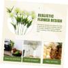 ORFOFE 10pcs Elegant Artificial Dandelions Lifelike Dandelion Stems for Wedding Faux view 4