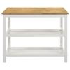 Coaster Home Furnishings Edgeworth Kitchen Island Counter Table Brown and White 122246B1 view 4