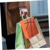 ORFOFE 24pcs Basketball Themed Bags Handles Creative Kraft Paper Party Favor Bags for Birthdays Sports Events and Special Occasions Capacity for Snacks Candy and Presents view 4