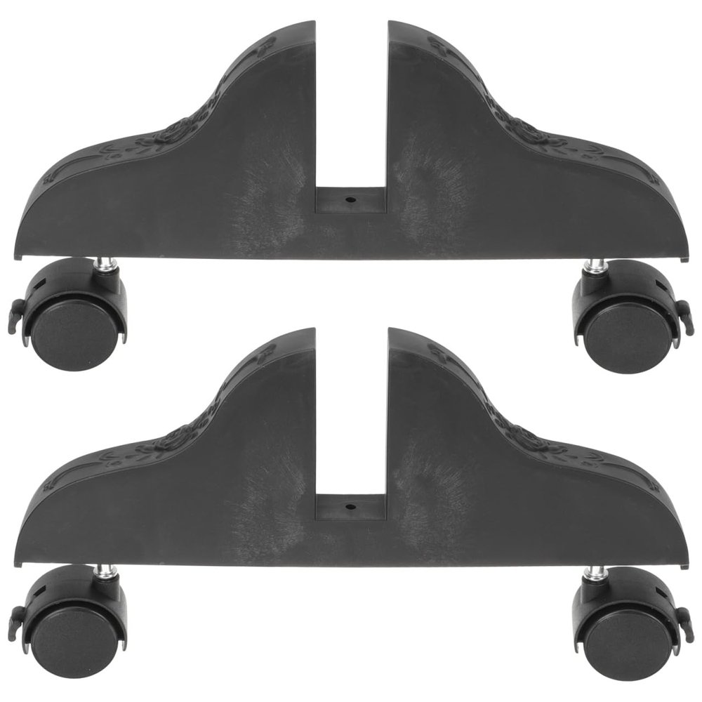 Ciieeo Folding Screen Divider Base Stand Plastic Support for Room Divider Feet 11.73X5.90X0.98 Inch 2-Pack for Office Home Privacy Partition