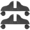 Ciieeo Folding Screen Divider Base Stand Plastic Support for Room Divider Feet 11.73X5.90X0.98 Inch 2-Pack for Office Home Privacy Partition view 1