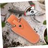 TOVINANNA 2pcs Leather Scissor Pouch for Garden Pruners Tool Carrier Buckle Lightweight Protective Case for Pruning Shears and Scissors Stylish Design for Easy Carrying view 2